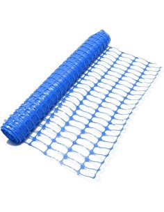 HDPE Safety Barrier Mesh Roll 120x40mm Mesh 1m x 50m Blue (Pack of 2) | Stalwart DA-YONG26