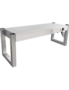 Professional Commercial Quartz Lamp Heating Gantry Single Tier 1800x300x325mm