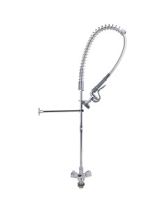 Professional Standard Pre Rinser with Compression Cartridge and Rotary Handle Chrome Plated Brass