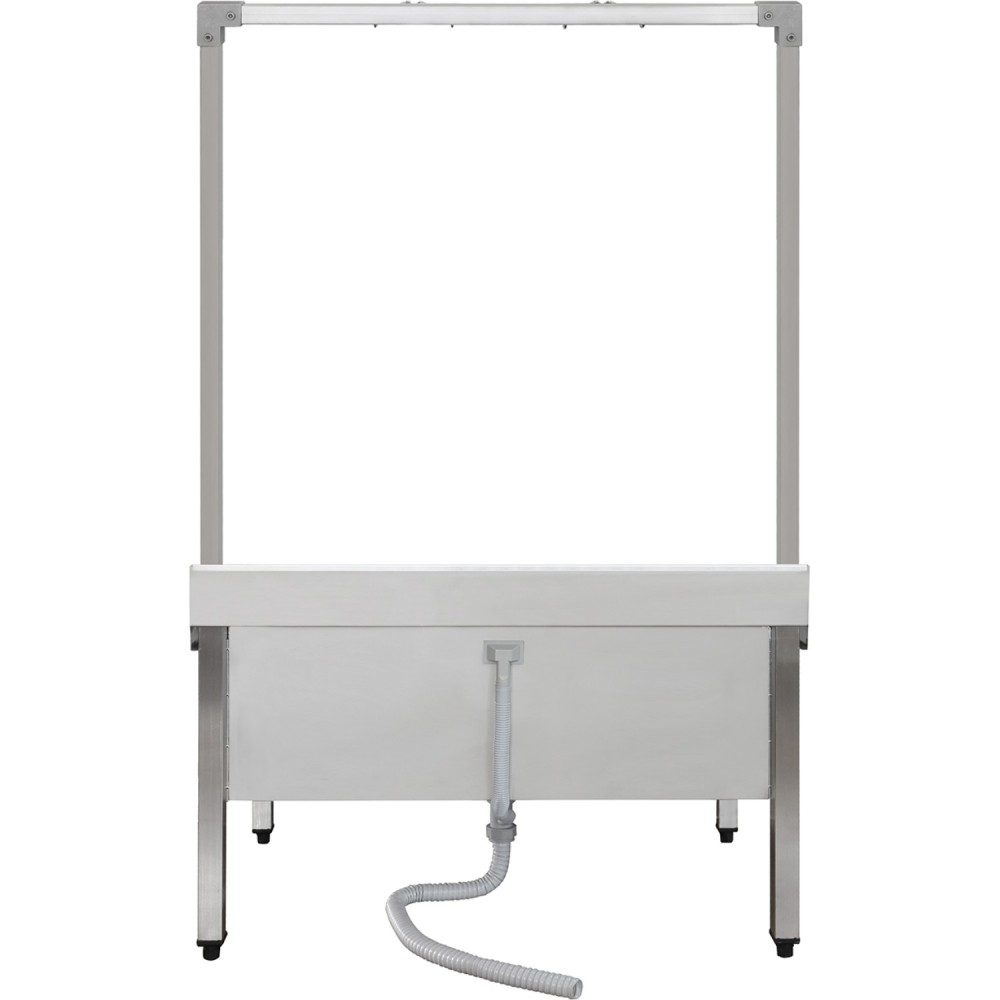 Professional Commercial Stainless Steel Mop Sink with High Rack & 2-in-1 Mop Holder 1000x600x550mm