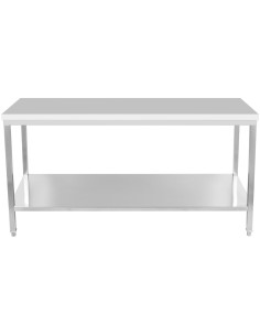 Professional Professional Work Table Stainless Steel Undershelf 2000x600x900mm