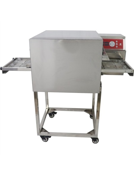Professional Commercial Electric 14” Conveyor Pizza Oven with Trolley 1280x910x480mm