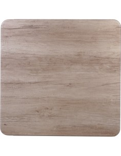 Seamless Square Table Top Grey Wood 24x24" | Stalwart DA-TT2424GREYWOOD