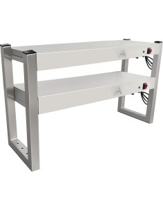 Commercial Refrigerated Counter with Upstand 3 glass doors Depth 700mm | Professional CS25RG32VGLASS-DX