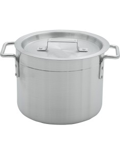 Professional Stock Pot with Lid Aluminium 7 litres | Stalwart DA-ALSTP8 2