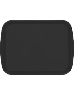 Fast Food Tray Black Polypropylene (PP) 439x306x27mm | Professional CS25GZFH704-DX