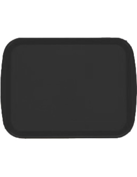 Fast Food Tray Black Polypropylene (PP) 439x306x27mm | Professional CS25GZFH704-DX