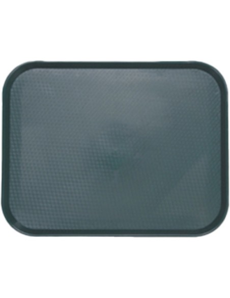Fast Food Tray Black Polypropylene (PP) 368x276x17mm | Professional CS25GZFH712-DX