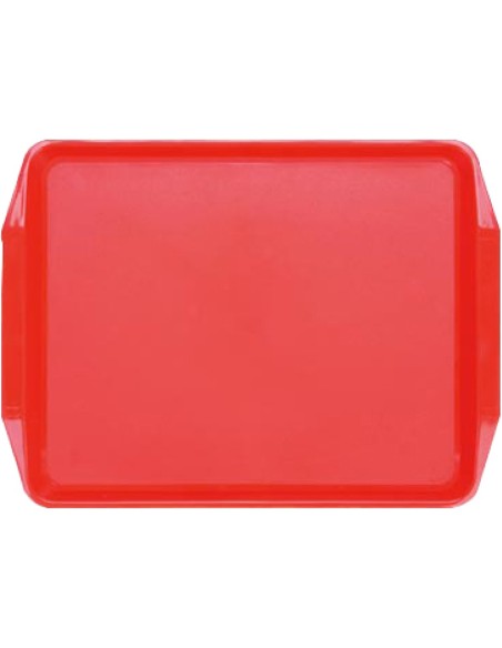 Fast Food Tray Orange ABS Plastic 267x200x16mm | Professional CS25GZFH726-DX