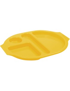 Fast Food Tray Black Polypropylene (PP) 408x298x19mm | Professional CS25GZFH778-DX