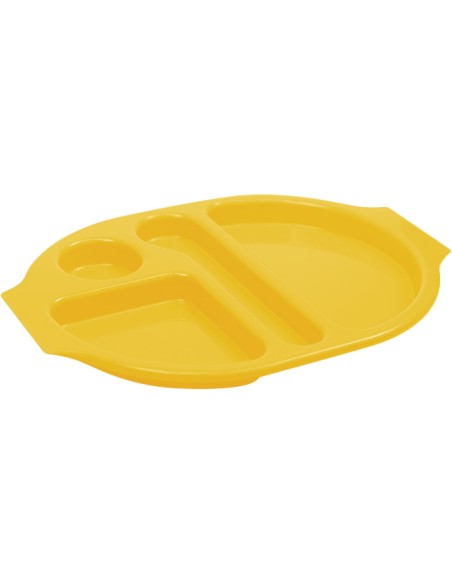 Fast Food Tray Black Polypropylene (PP) 408x298x19mm | Professional CS25GZFH778-DX