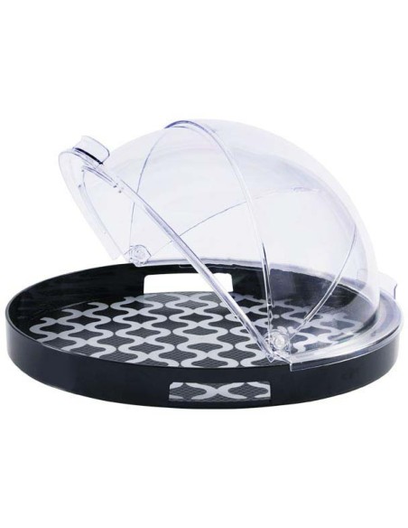Fast Food Tray Brown ABS Plastic 436x305x30mm | Professional CS25GZFH794-DX