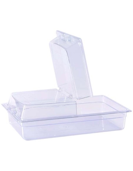 Fast Food Tray Grey ABS Plastic 436x305x30mm | Professional CS25GZFH796-DX