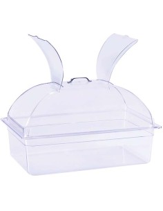 Fast Food Tray Orange ABS Plastic 435x325x25mm | Professional CS25GZFH798-DX