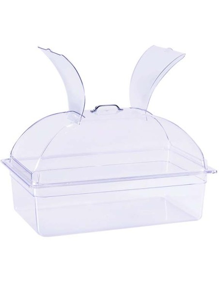 Fast Food Tray Orange ABS Plastic 435x325x25mm | Professional CS25GZFH798-DX