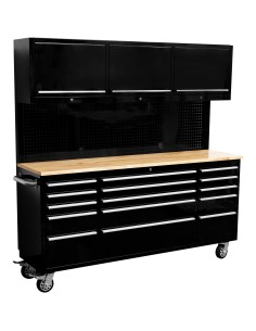 Mobile 4-Tier Shelving Unit with Castors Metal Frame with Polypropylene (PP) Shelves 1220×350×1620mm | Professional CS25GZFH1604