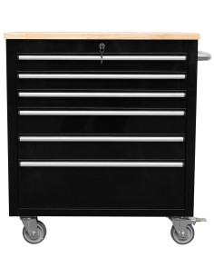 Widebody Heavy Duty 72&quot Stainless Steel Rolling Tool Chest with Wooden Worktop 17 Drawers 1978x610x1000mm Silver | Professio 2