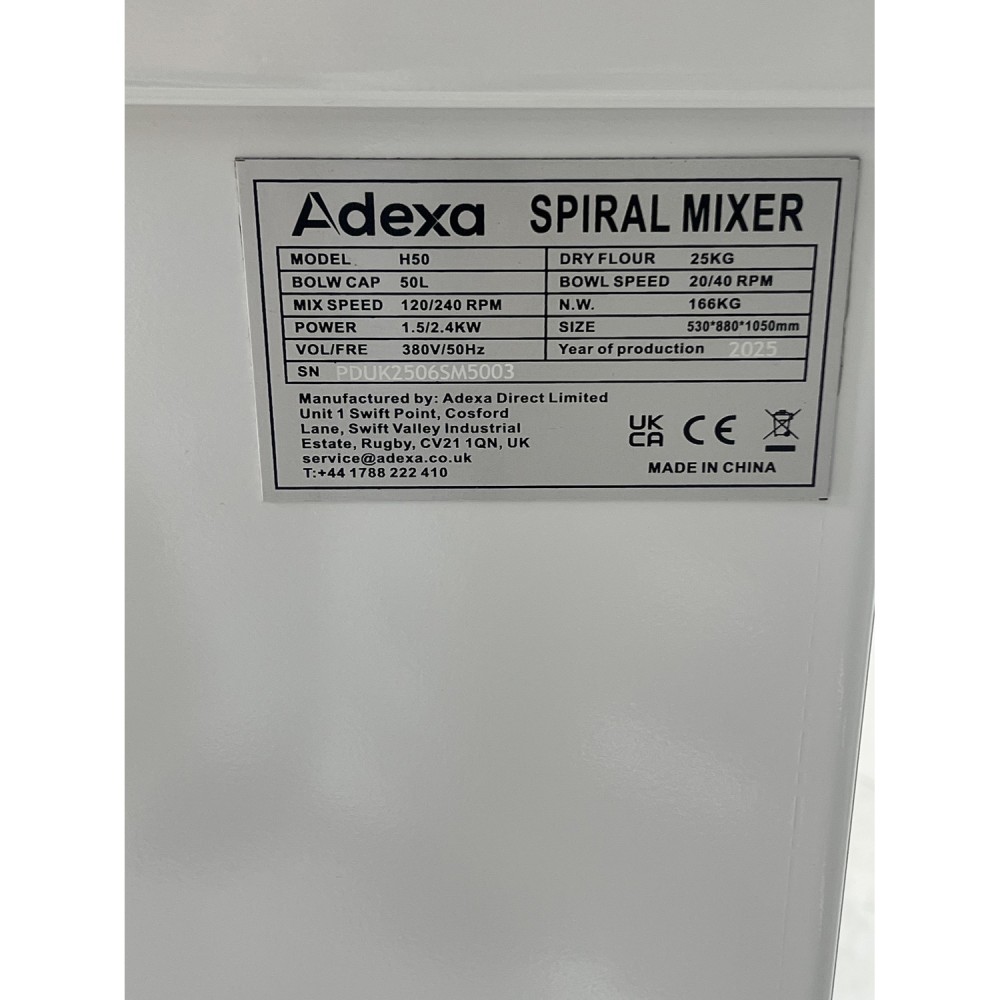 Professional Planetary Mixer 30L 3-Speed | Professional CS25NBB30-DX