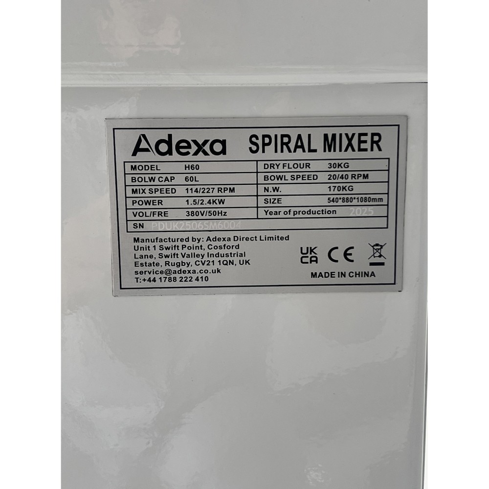 Professional Planetary Mixer 40L 3-Speed | Professional CS25NBB40-DX
