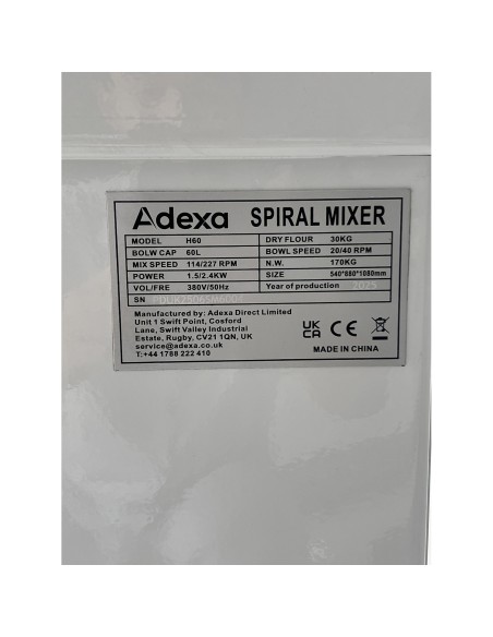 Professional Planetary Mixer 40L 3-Speed | Professional CS25NBB40-DX