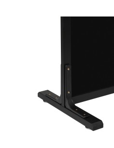 Single-Sided Pavement Chalk Board Natural Frame 550×850mm | Professional CS25GWA218-DX