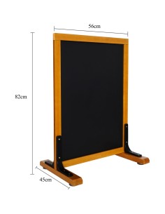 Pavement Chalk Board Black Frame 700×1300mm | Professional CS25GWA228-DX