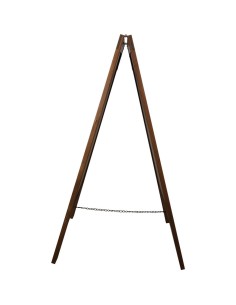 Table Chalk Board Beech Frame 200×60×233mm | Professional CS25GWA252-DX 2