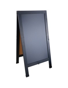 Table Chalk Board Black Frame 155×50×175mm | Professional CS25GWA254-DX 2