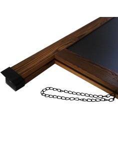 Table Chalk Board Set (4 pcs) Dark Oak Frame 105×40×175mm | Professional CS25GWA262-DX