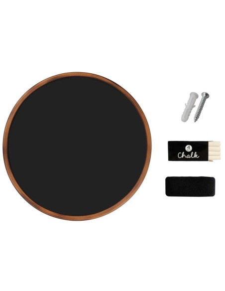 Wall-Mounted Chalk Board with Magnetic Surface Black Frame 18&quot×24&quot (457×610mm) | Professional CS25GWA284-DX