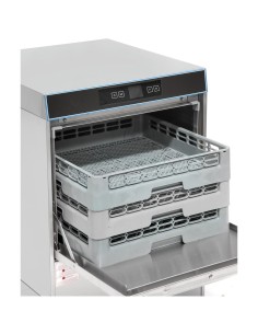 Professional Built to Last Commercial Dishwasher 540 plates/hour 500mm basket Digital Drain pump Detergent pump Rinse aid pump F 2