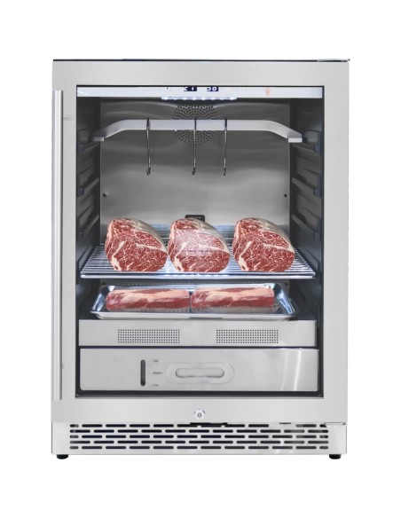 Professional Commercial-Grade Dry Aging Fridge Meat Maturation Cabinet Stainless Steel 595x575x820mm For Commercial Kitchens