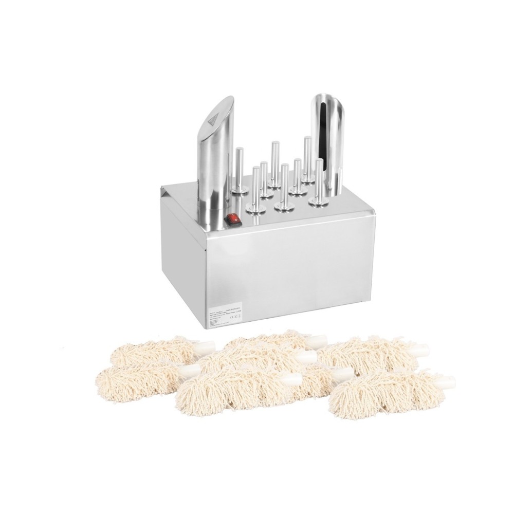 Professional Glass Polisher 8 Tassels For Commercial Kitchens