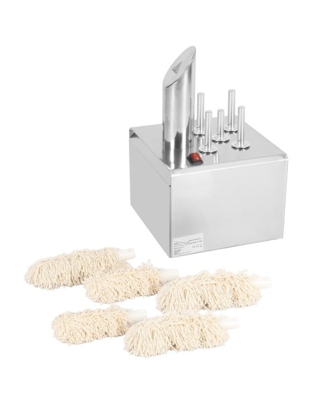 Professional Glass Polisher 5 Tassels For Commercial Kitchens