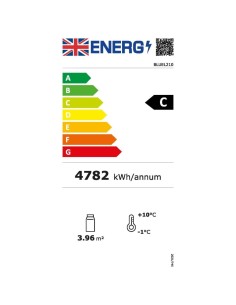 Wall Cabinet Multi Deck Refrigerator Night Curtain Black 1940x700x2000mm | Stalwart DA-BLUEL210 2