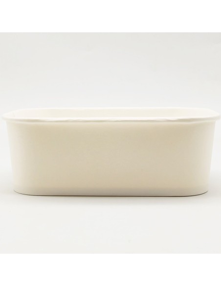 300pcs White Rectangular Bowl 750ml PE | Stalwart DA-WPRB750