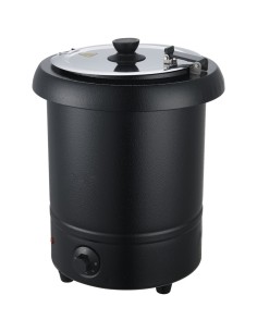 Professional High-Quality Commercial Soup kettle Black Iron 10 litres For Restaurants
