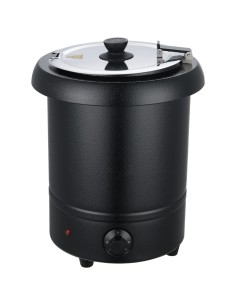 Professional High-Quality Commercial Soup kettle Black Iron 10 litres For Restaurants 2