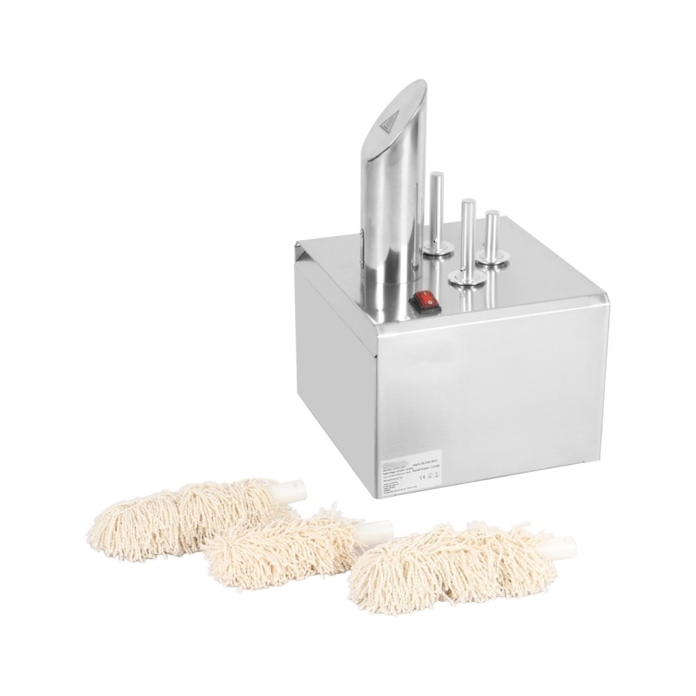 Professional Glass Polisher 3 Tassels For Commercial Kitchens