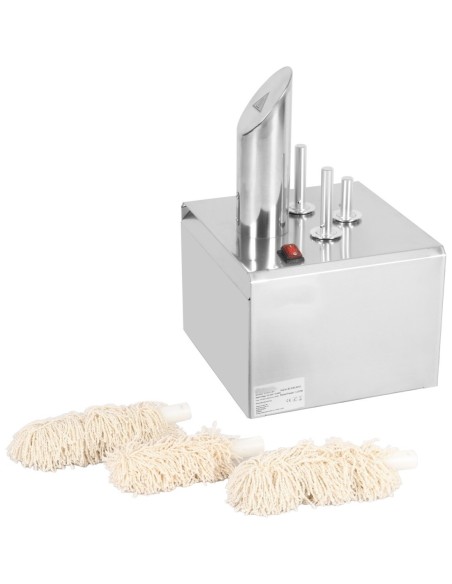 Professional Glass Polisher 3 Tassels For Commercial Kitchens