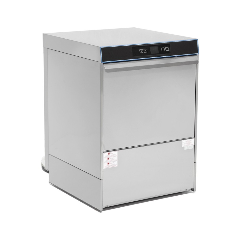 Professional Built to Last Commercial Dishwasher 540 plates/hour 500mm basket Digital Drain pump Detergent pump Rinse aid pump F