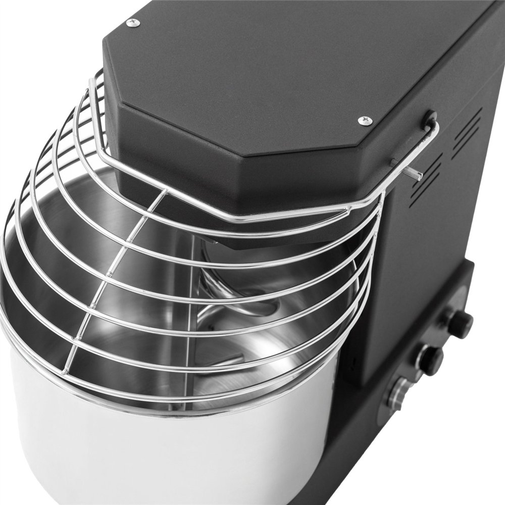 Commercial Table Spiral Dough Mixer 10L Stainless Steel Bowl 470x290x460mm 