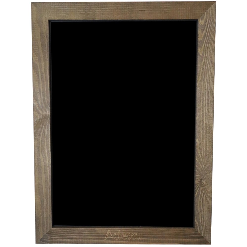 Tabletop Magnetic Chalk Board with Magnetic Surface and Adjustable Stand Brown Frame 11&quot×15&quot (279×381mm) 