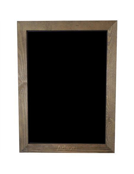 Tabletop Magnetic Chalk Board with Magnetic Surface and Adjustable Stand Brown Frame 11&quot×15&quot (279×381mm) 