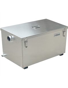 Commercial Stainless Steel Grease Trap with Lid and Outlet Valve 600x300x300mm 