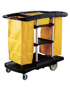 Professional Janitor High Capacity Cleaning Cart 1300×575×1115mm 