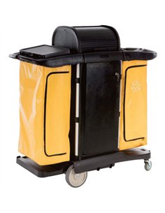 Professional Janitor High Capacity Medical Cleaning Cart 1300×575×1320mm 