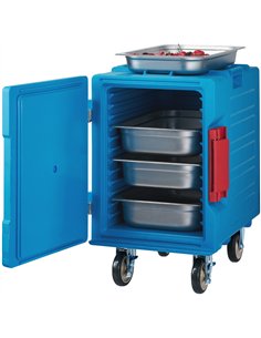Insulated Front-Loading Mobile Bakery Pan Carrier for GN1/1 &amp GN1/2 Trays Polypropylane 477×680×760mm  2