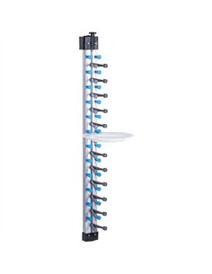 Commercial 12-Plate Wall-Mounted Plate Rack 120x100x1015mm 