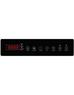 Commercial Countertop Double Front-to-Back Induction Cooker with Legs 7000W (3500W+3500W) Touch Control Hardwired  2